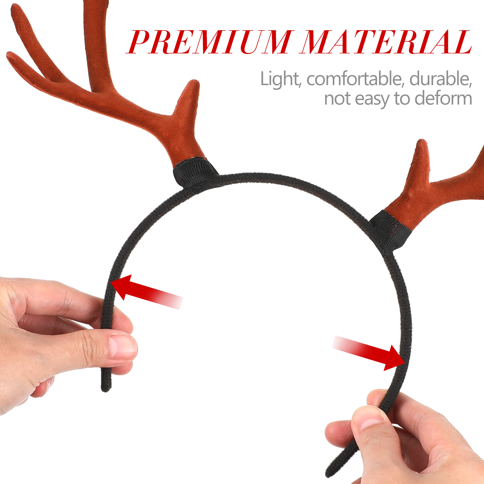 1pc Lovely Christmas Antler Ha - Reindeer Antlers Headband ulasan dan harga