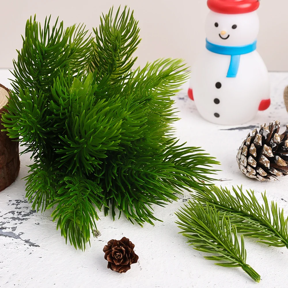 200/10Pcs Artificial Pine Need - Christmas Tree Artificial ulasan dan harga
