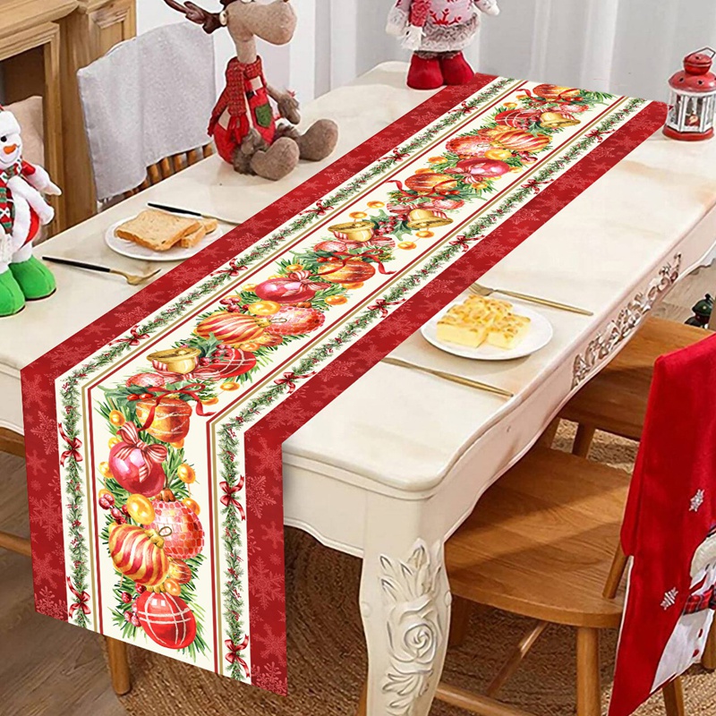 Merry Christmas Table Runner X - Christmas Table Runner ulasan dan harga