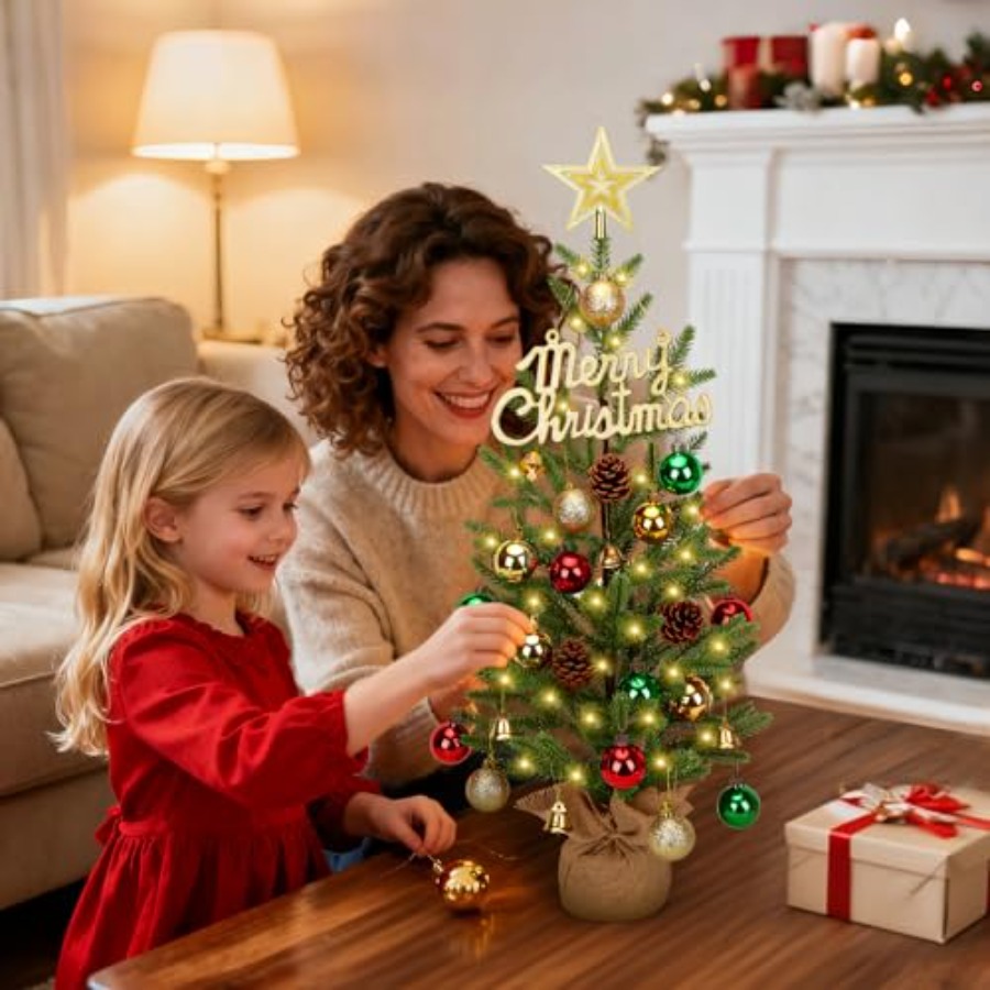 2FT Mini Christmas Tree, Table - Christmas Tree Artificial ulasan dan harga