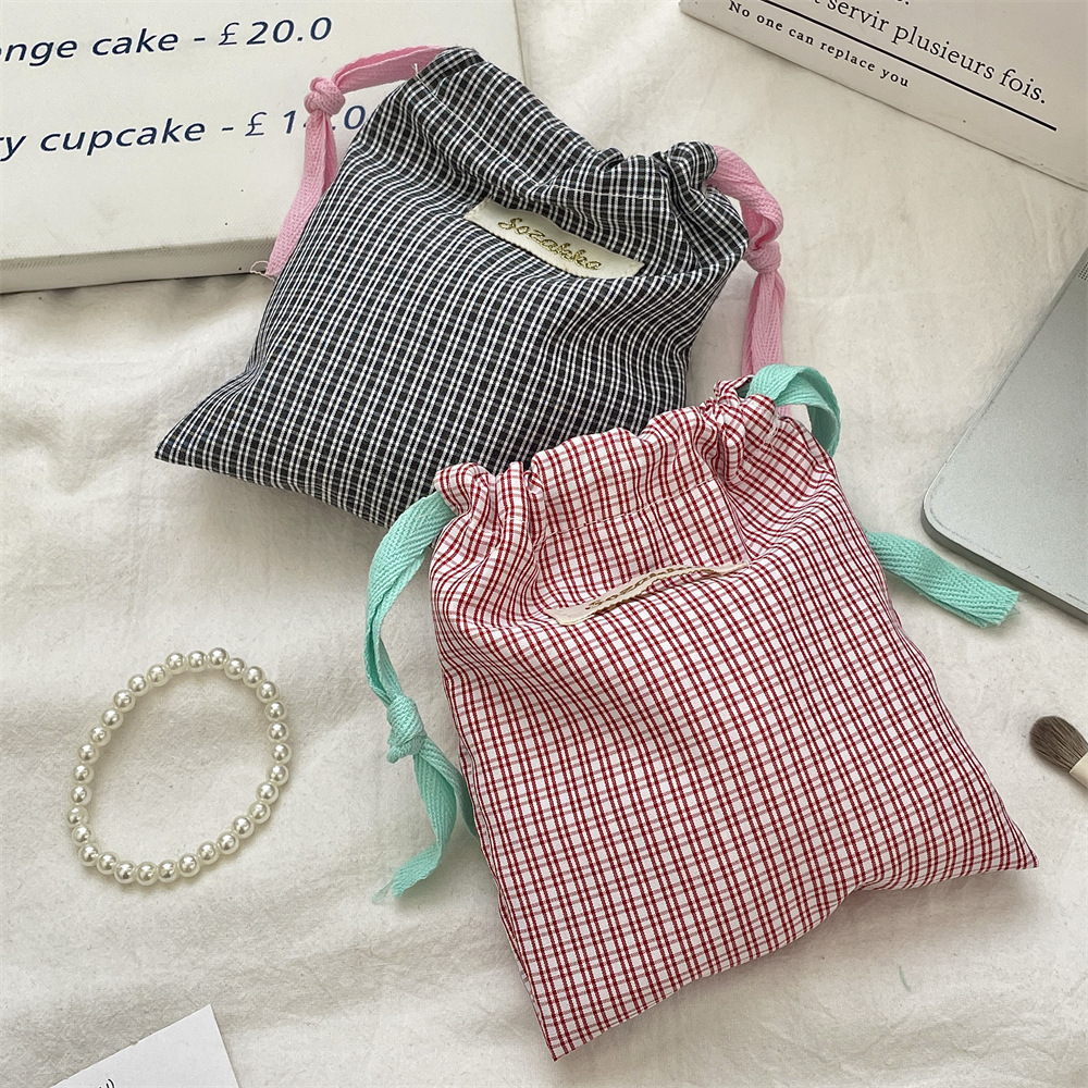 New Plaid Storage Drawstring B - Christmas Throw Blanket ulasan dan harga