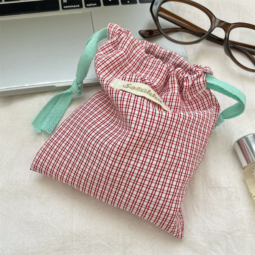 New Plaid Storage Drawstring B - Christmas Throw Blanket ulasan dan harga