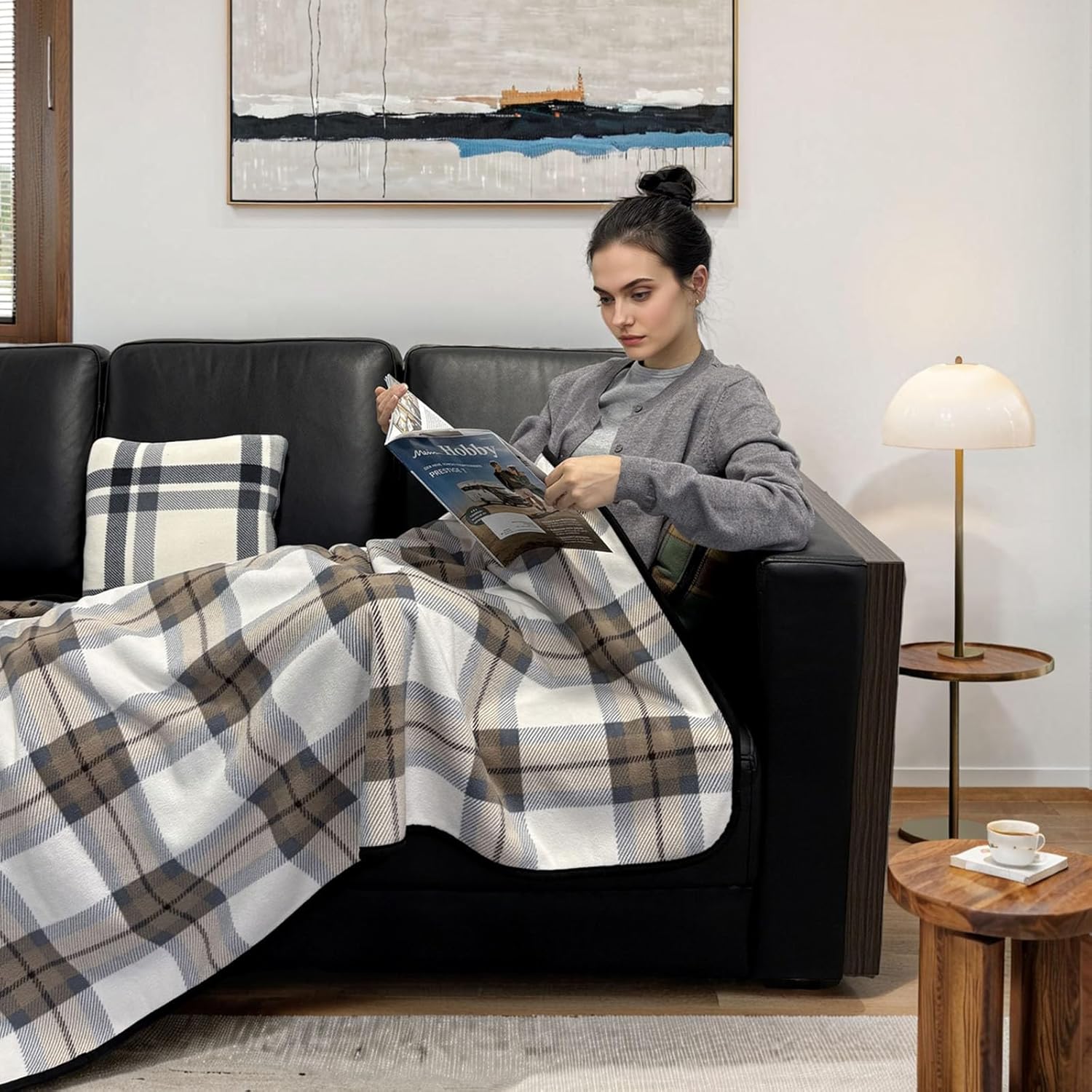 Wearable Blanket Throw Plush F - Christmas Throw Blanket ulasan dan harga