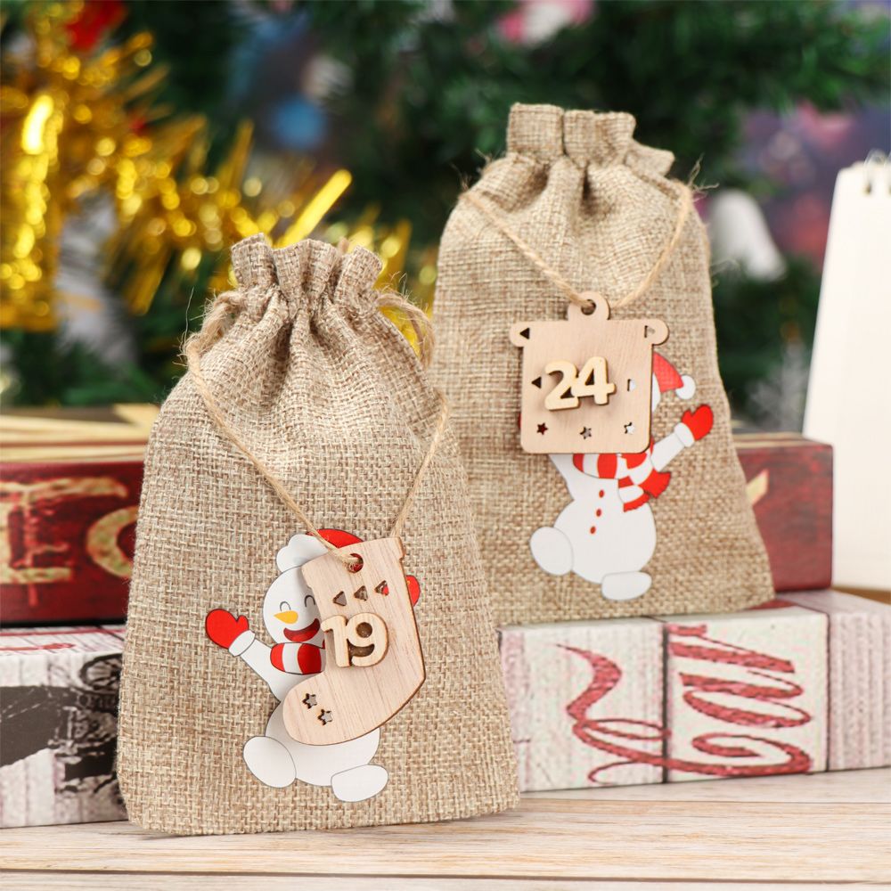24pcs/set DIY Gift Bags Decor  - Advent Calendar Gift ulasan dan harga