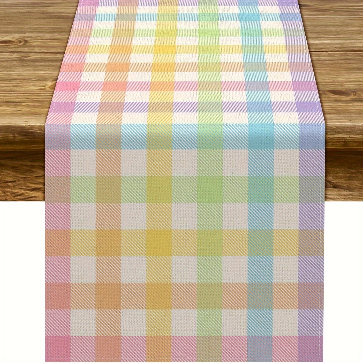 1pc Vibrant Buffalo Plaid Tabl - Christmas Throw Blanket ulasan dan harga