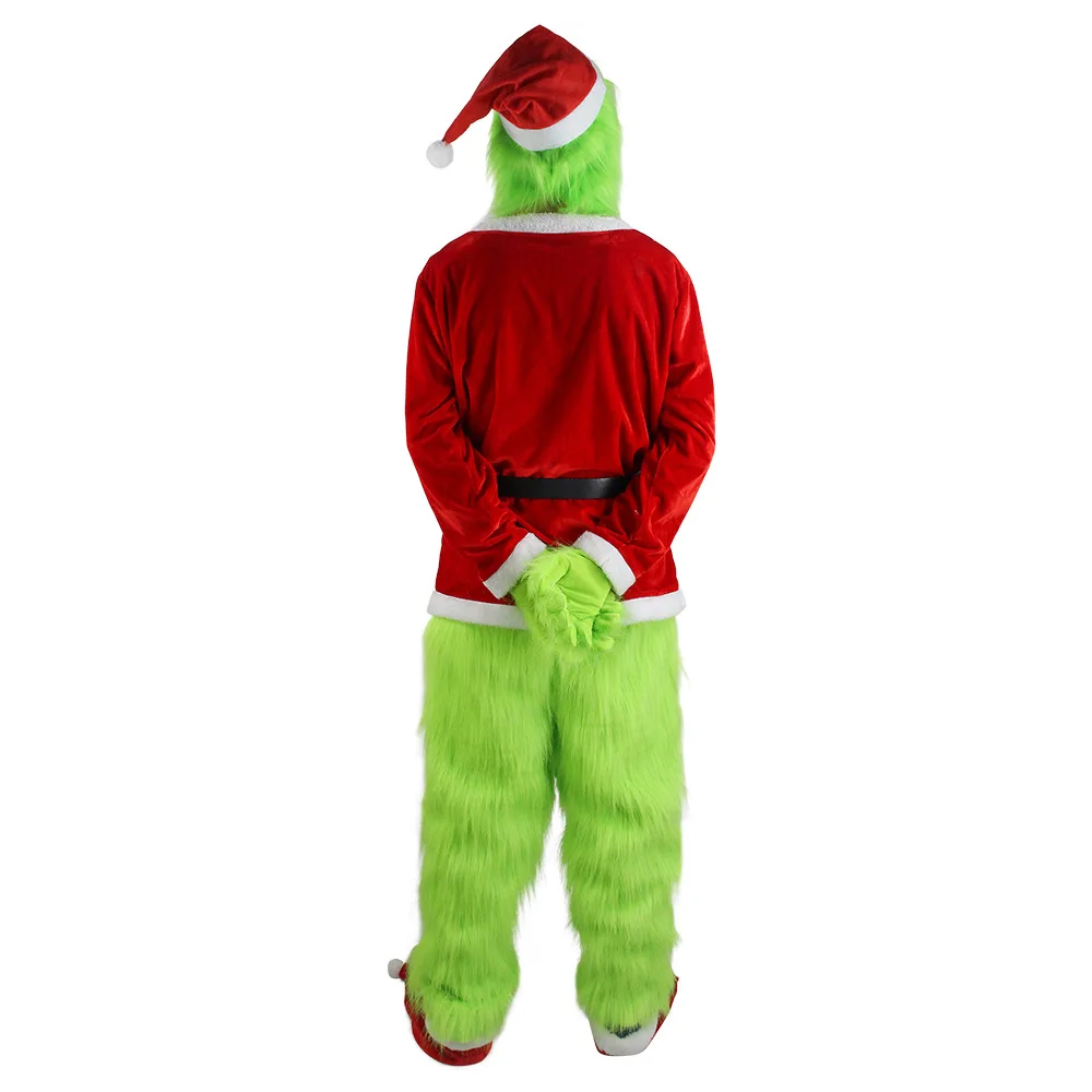Merry Christmas Grinch Cosplay - Santa Hat Plush ulasan dan harga
