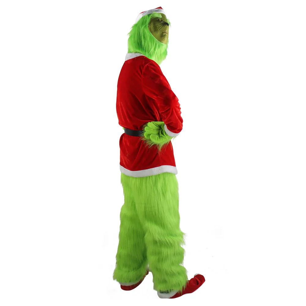 Merry Christmas Grinch Cosplay - Santa Hat Plush ulasan dan harga