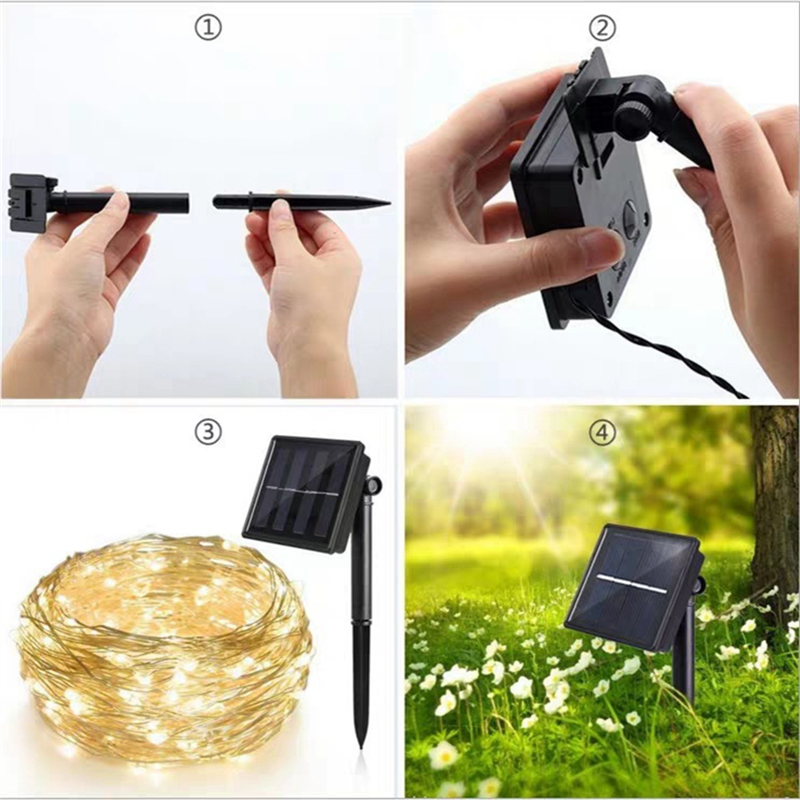 ONCE Solar Powered Lights 200  - Led Fairy String Lights ulasan dan harga