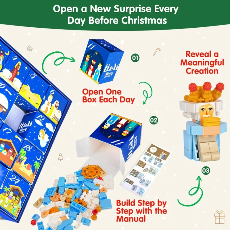 DIY Christmas Advent Calendar  - Advent Calendar Gift ulasan dan harga