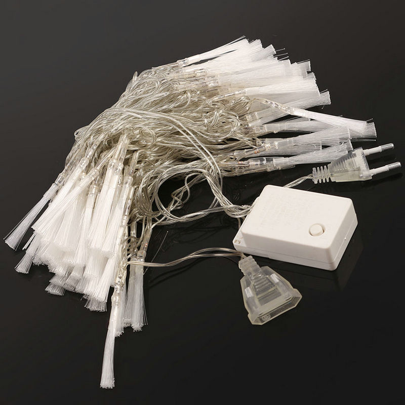 33FT 10M 80LEDs Fiber Optical  - Led Fairy String Lights ulasan dan harga