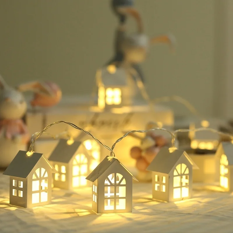 10 LED Christmas Tree House St - Led Fairy String Lights ulasan dan harga