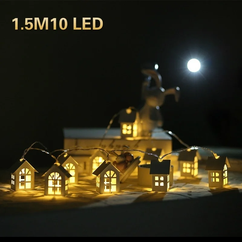10 LED Christmas Tree House St - Led Fairy String Lights ulasan dan harga