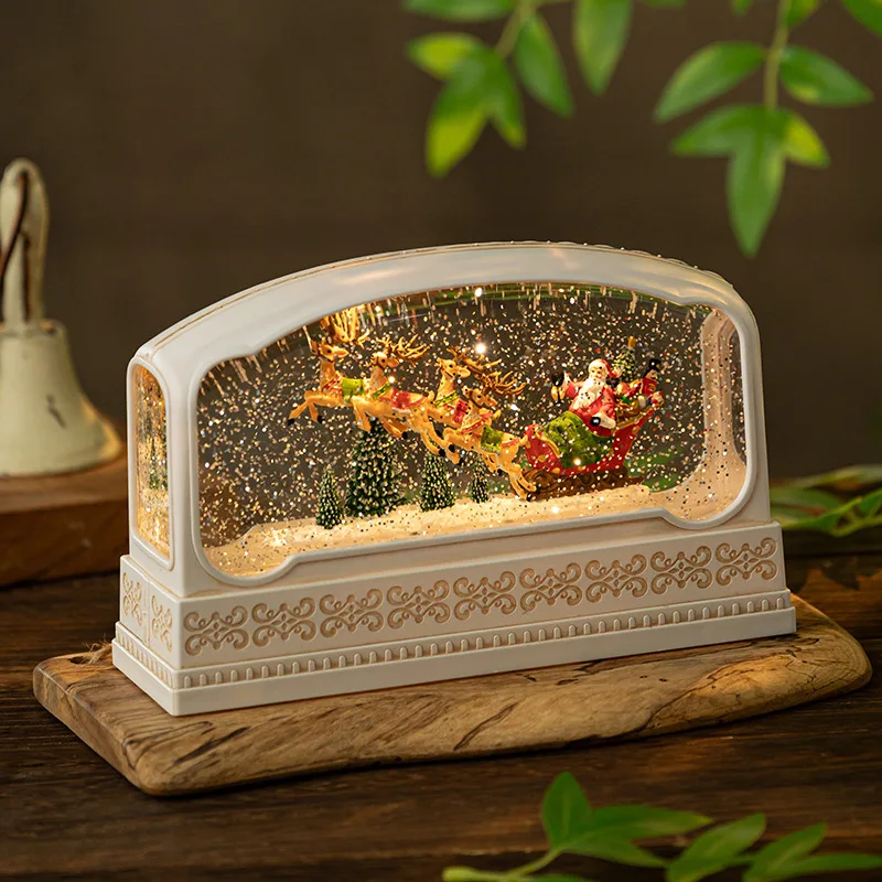 Rectangular Resin Snow Globe M - Snow Globe Musical ulasan dan harga