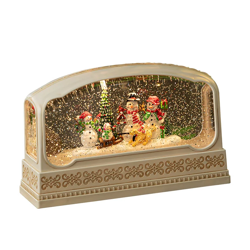 Rectangular Resin Snow Globe M - Snow Globe Musical ulasan dan harga
