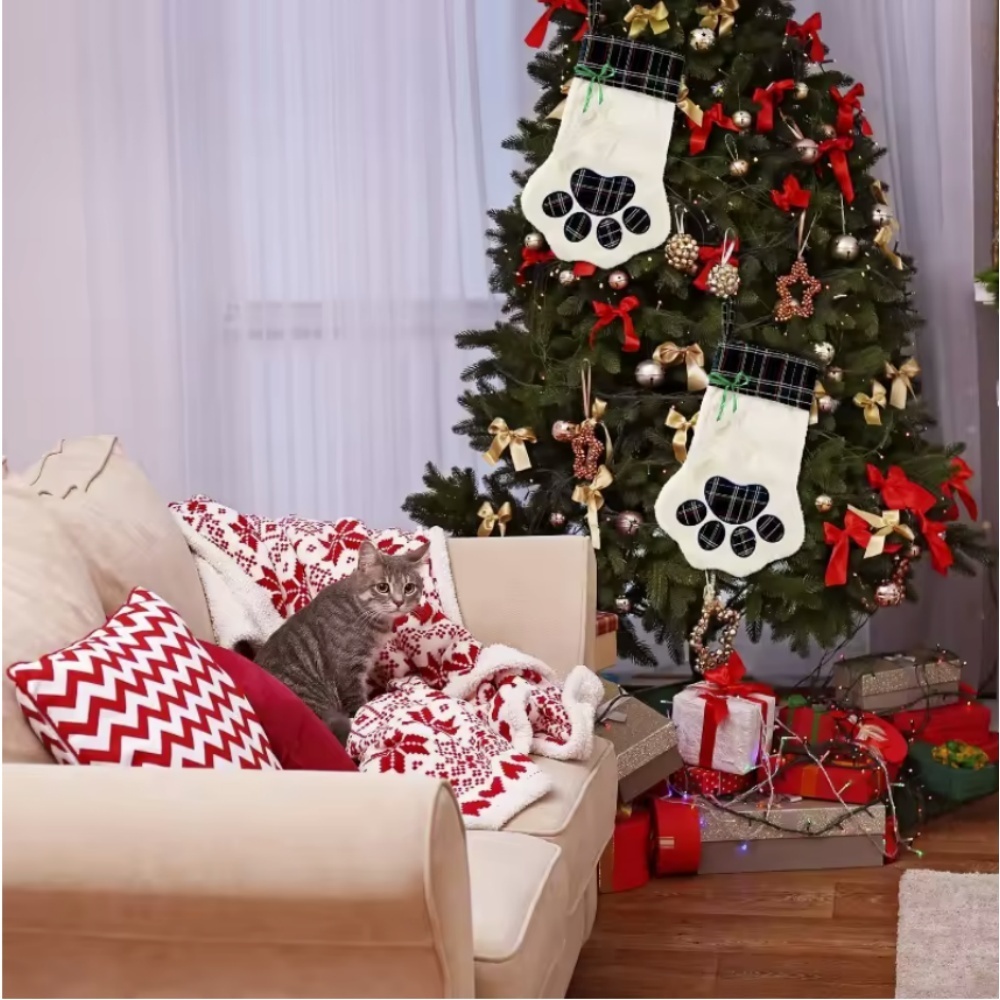 Christmas Socks New Year Decor - Christmas Stocking Hanging ulasan dan harga