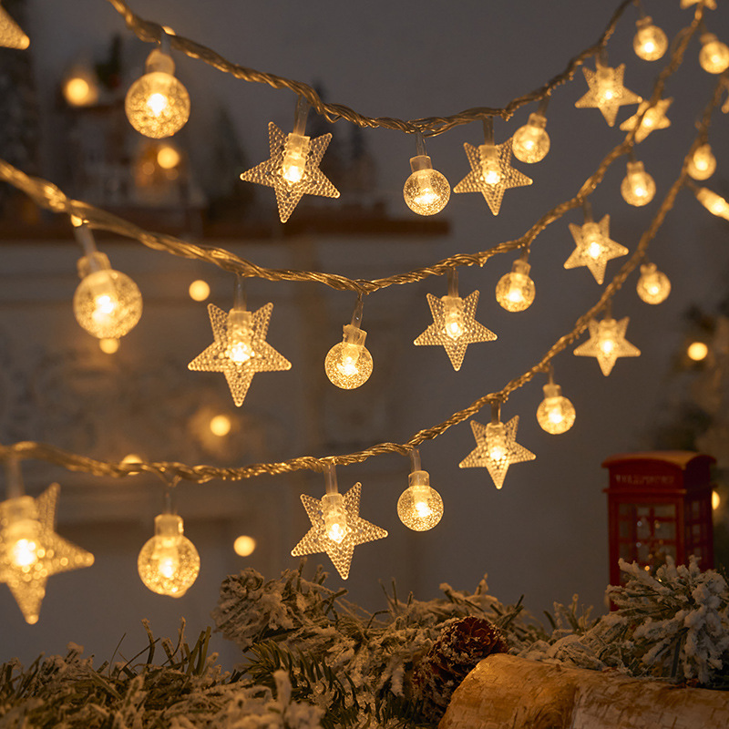 1.5M/3M Snowflake star LED Str - Led Fairy String Lights ulasan dan harga