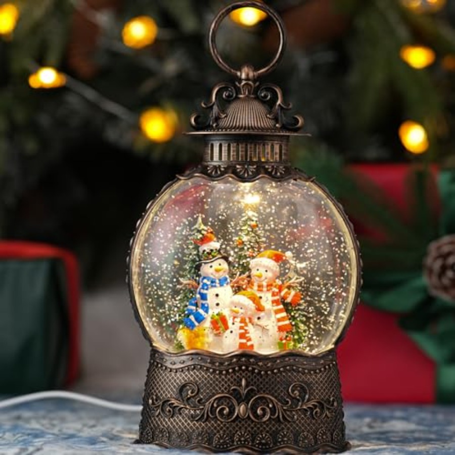 Snow Globe with, Light Up Chri - Snow Globe Musical ulasan dan harga