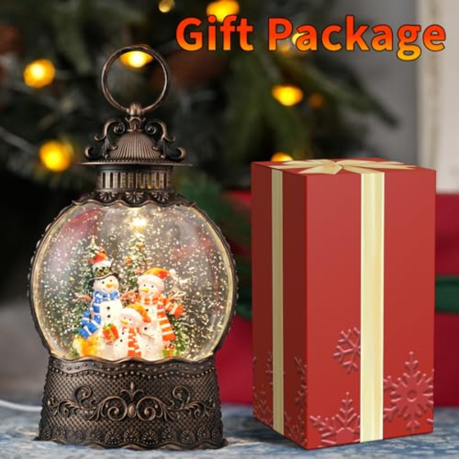 Snow Globe with, Light Up Chri - Snow Globe Musical ulasan dan harga