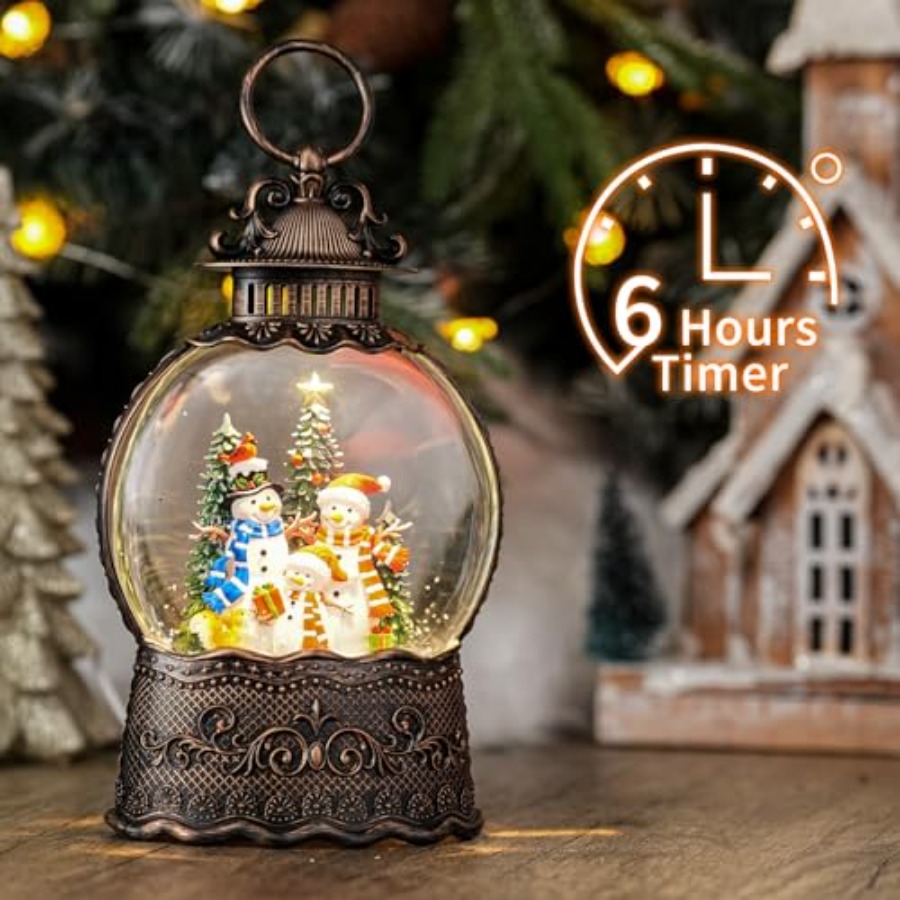 Snow Globe with, Light Up Chri - Snow Globe Musical ulasan dan harga