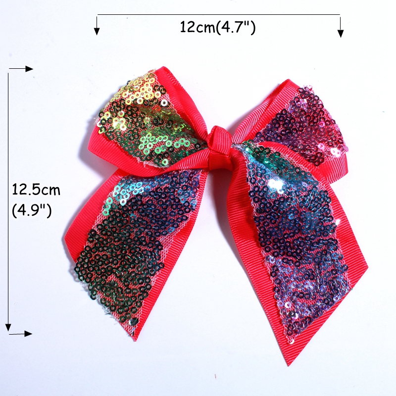 12CM Big Bling Sequins Grosgra - Ribbon Bow Gift ulasan dan harga