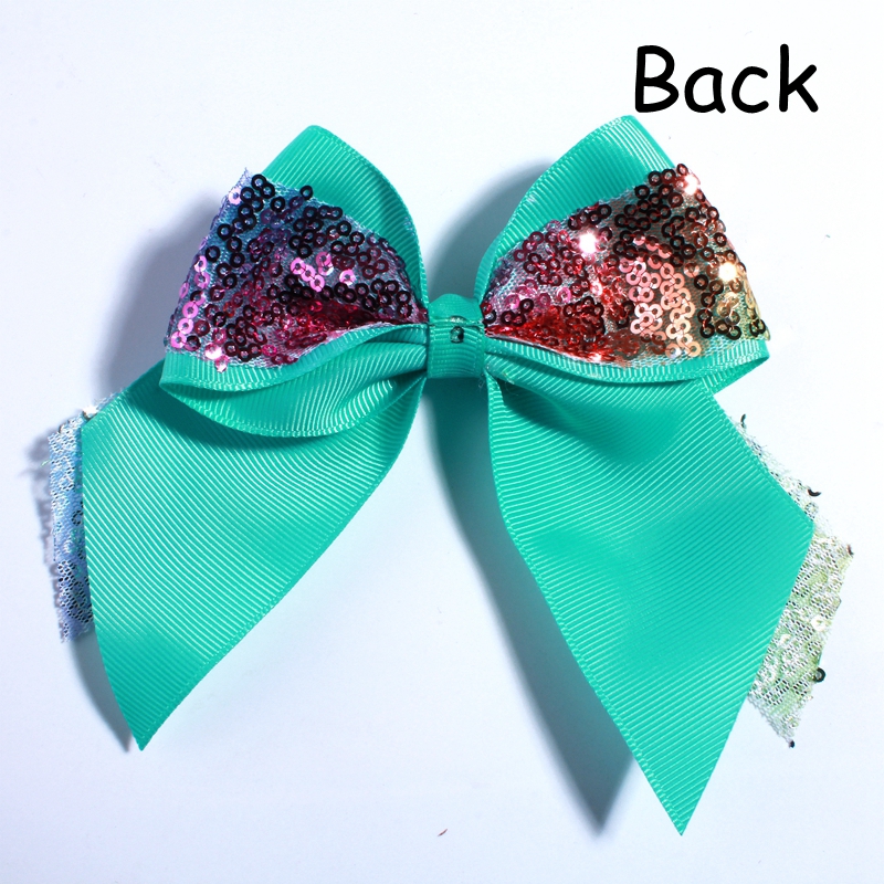 12CM Big Bling Sequins Grosgra - Ribbon Bow Gift ulasan dan harga
