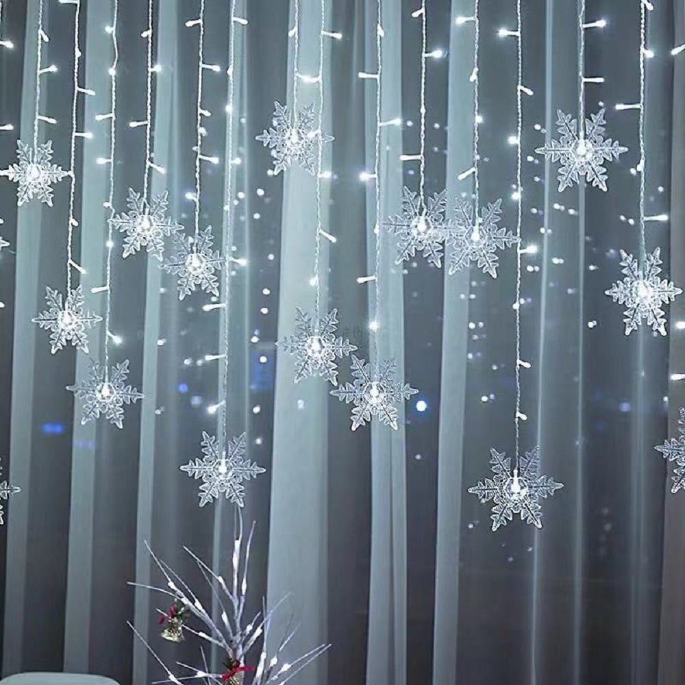 4M Christmas Light Led Snowfla - Led Fairy String Lights ulasan dan harga