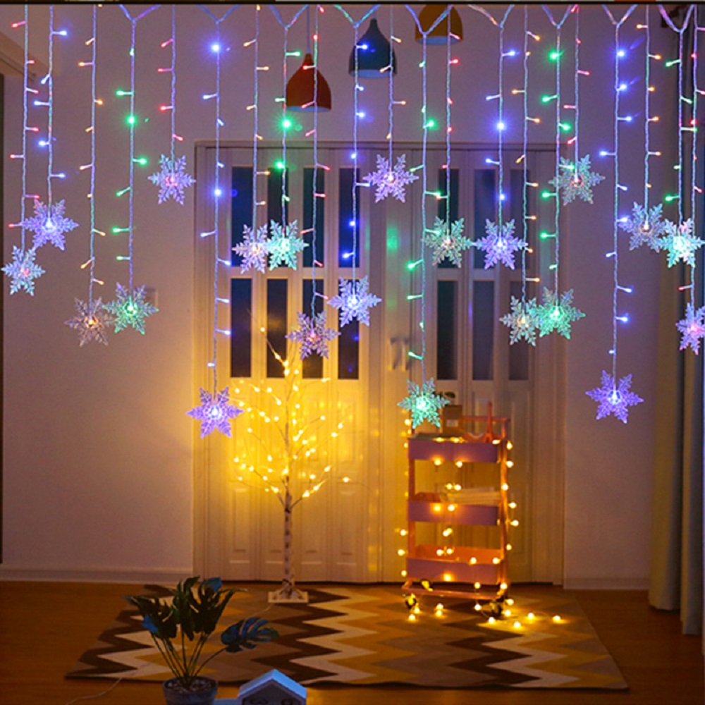 4M Christmas Light Led Snowfla - Led Fairy String Lights ulasan dan harga