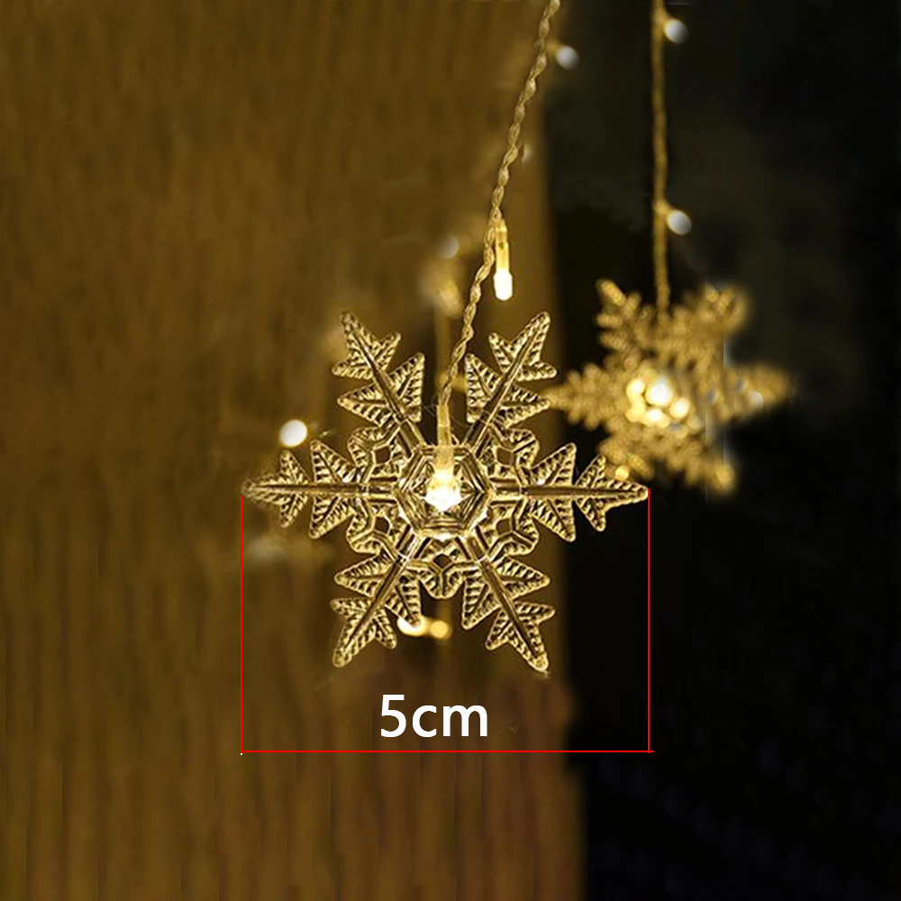 4M Christmas Light Led Snowfla - Led Fairy String Lights ulasan dan harga