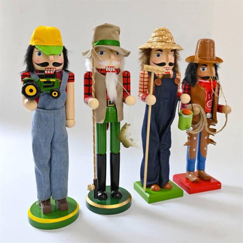 Wooden Nutcracker Soldiers Dri - Nutcracker Figurine ulasan dan harga