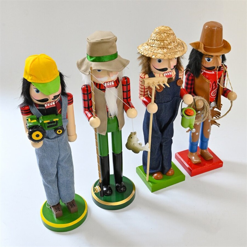 Wooden Nutcracker Soldiers Dri - Nutcracker Figurine ulasan dan harga