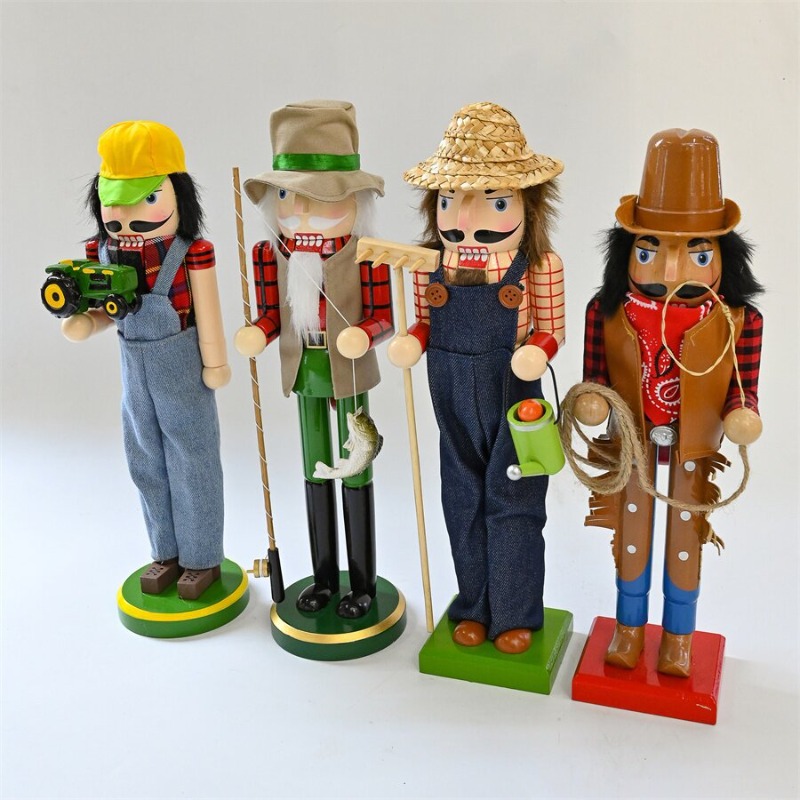 Wooden Nutcracker Soldiers Dri - Nutcracker Figurine ulasan dan harga
