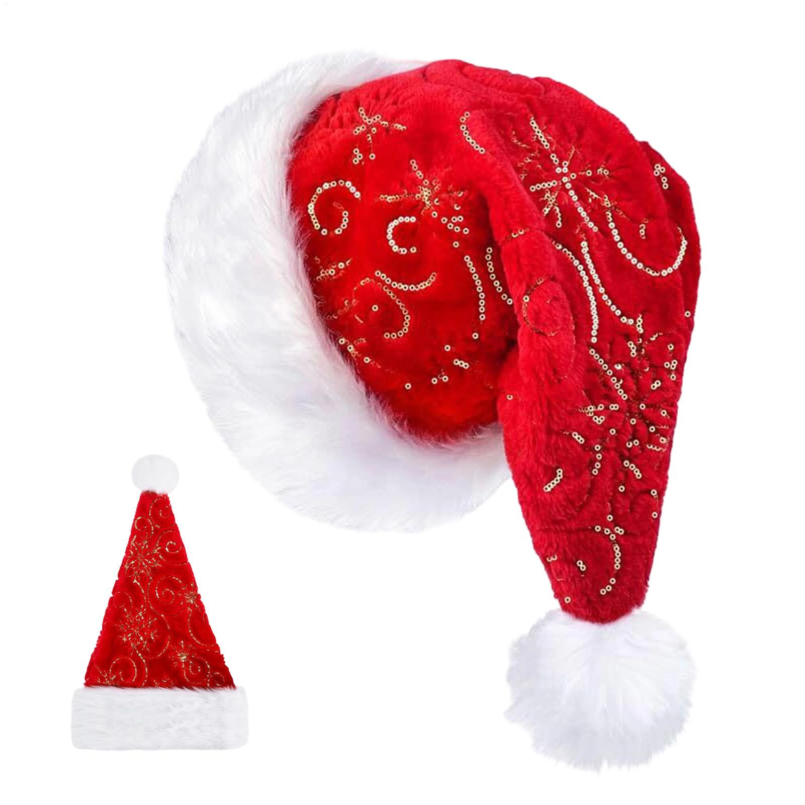Plush Christmas Hat Portable W - Santa Hat Plush ulasan dan harga