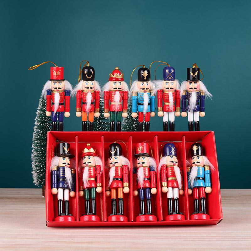 1/3/6Pcs Desktop Decor 12cm Mi - Nutcracker Figurine ulasan dan harga
