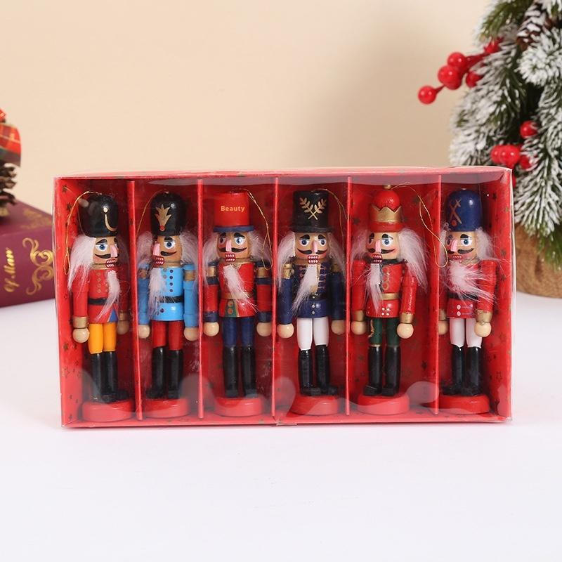 1/3/6Pcs Desktop Decor 12cm Mi - Nutcracker Figurine ulasan dan harga