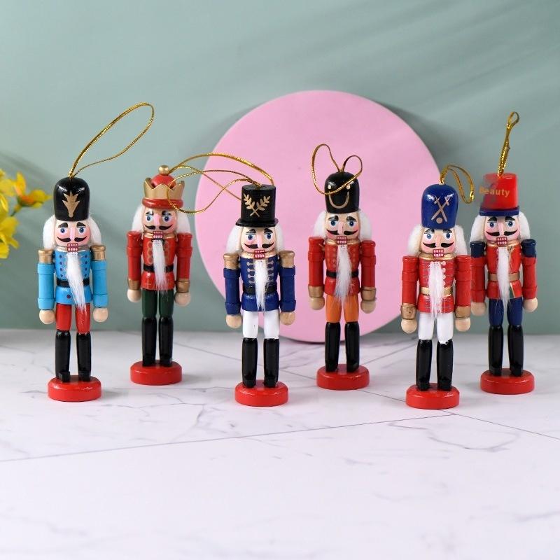 1/3/6Pcs Desktop Decor 12cm Mi - Nutcracker Figurine ulasan dan harga