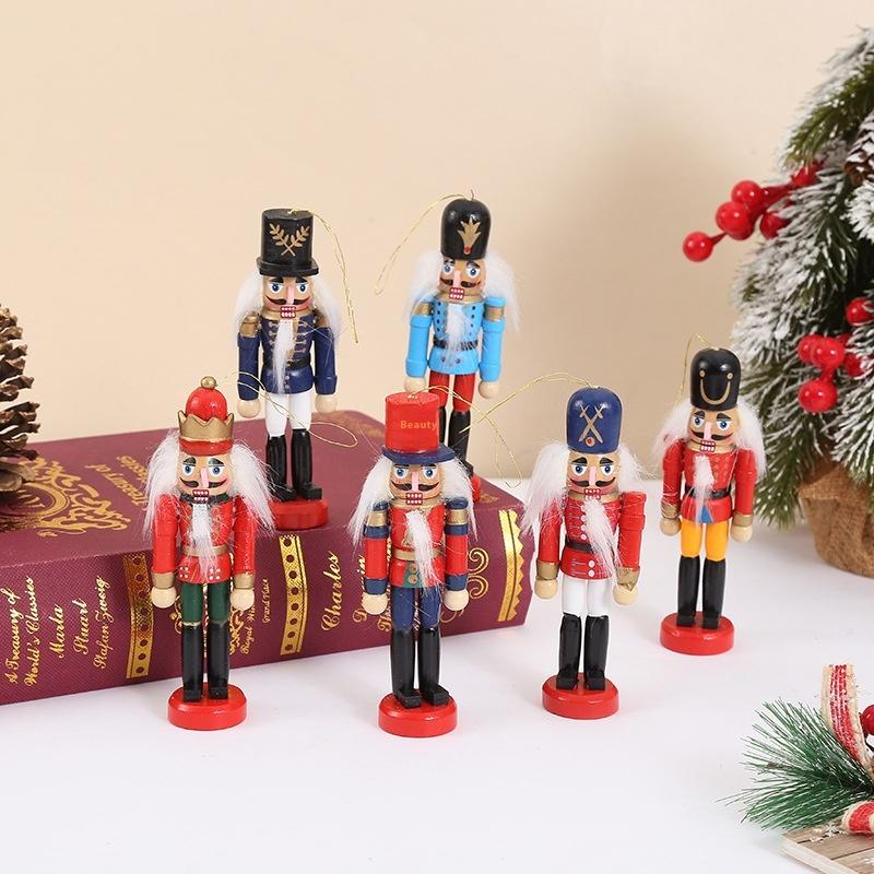 1/3/6Pcs Desktop Decor 12cm Mi - Nutcracker Figurine ulasan dan harga
