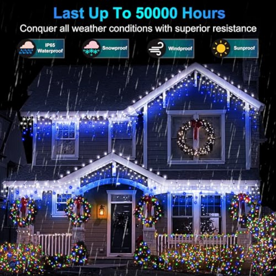 612 LED 60Feet Christmas Light - Christmas Lights Outdoor ulasan dan harga