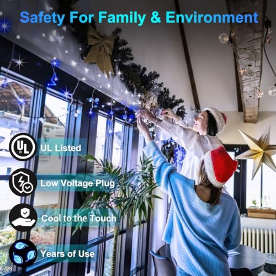 612 LED 60Feet Christmas Light - Christmas Lights Outdoor ulasan dan harga
