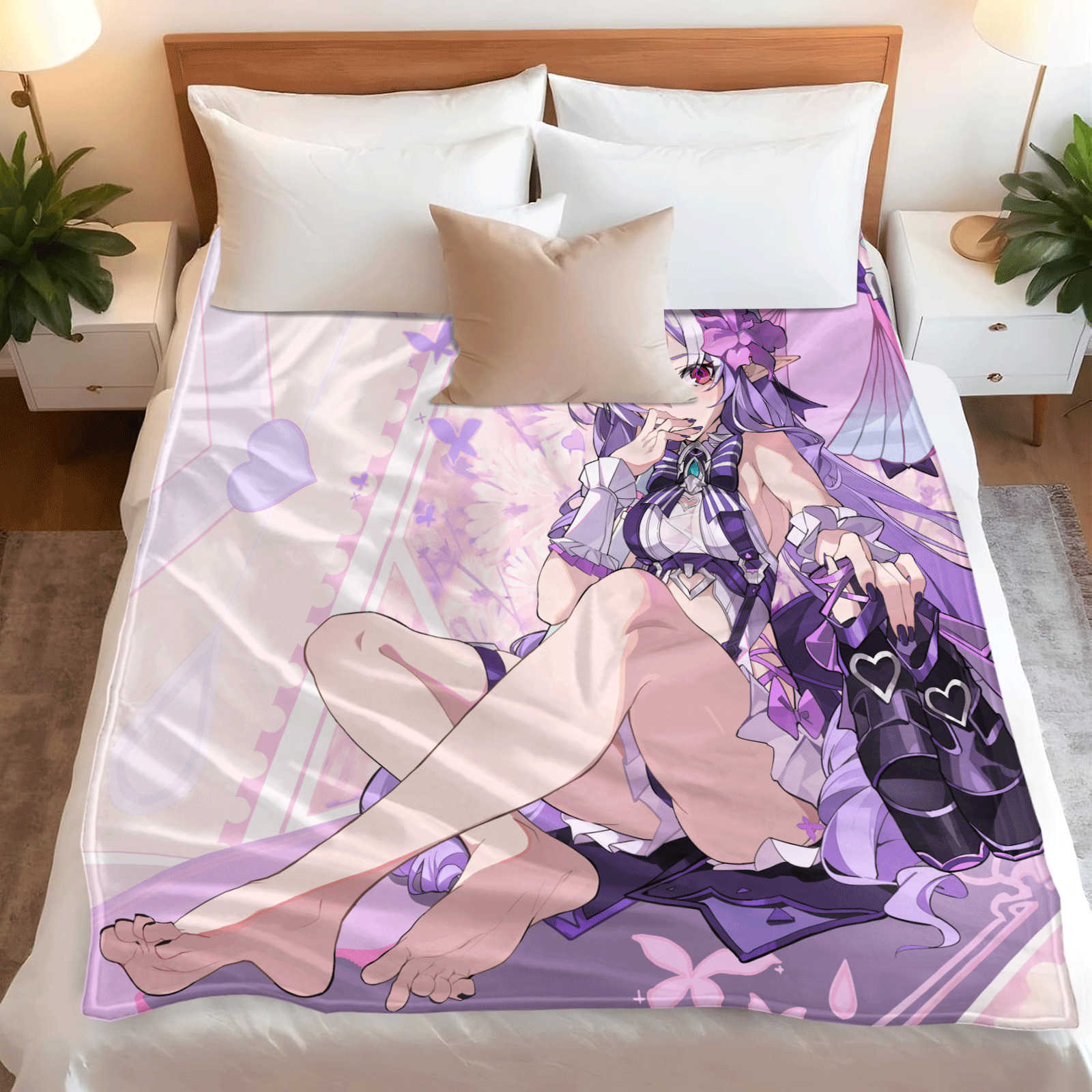 Cartoon Zenless Zone Zero  Fla - Christmas Throw Blanket ulasan dan harga
