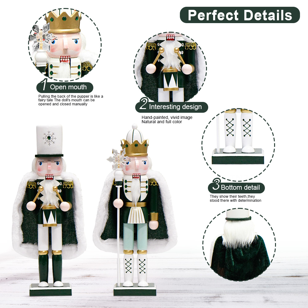 30CM Nutcracker snowflake cape - Nutcracker Figurine ulasan dan harga