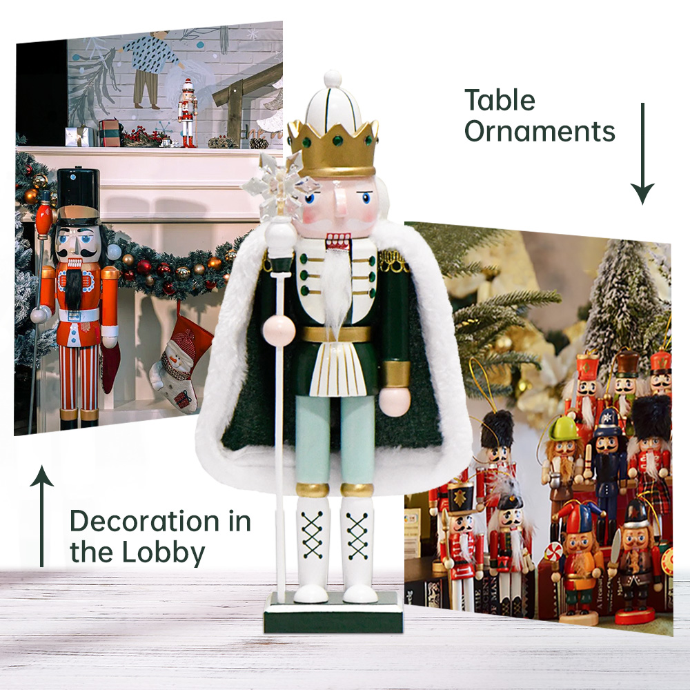 30CM Nutcracker snowflake cape - Nutcracker Figurine ulasan dan harga