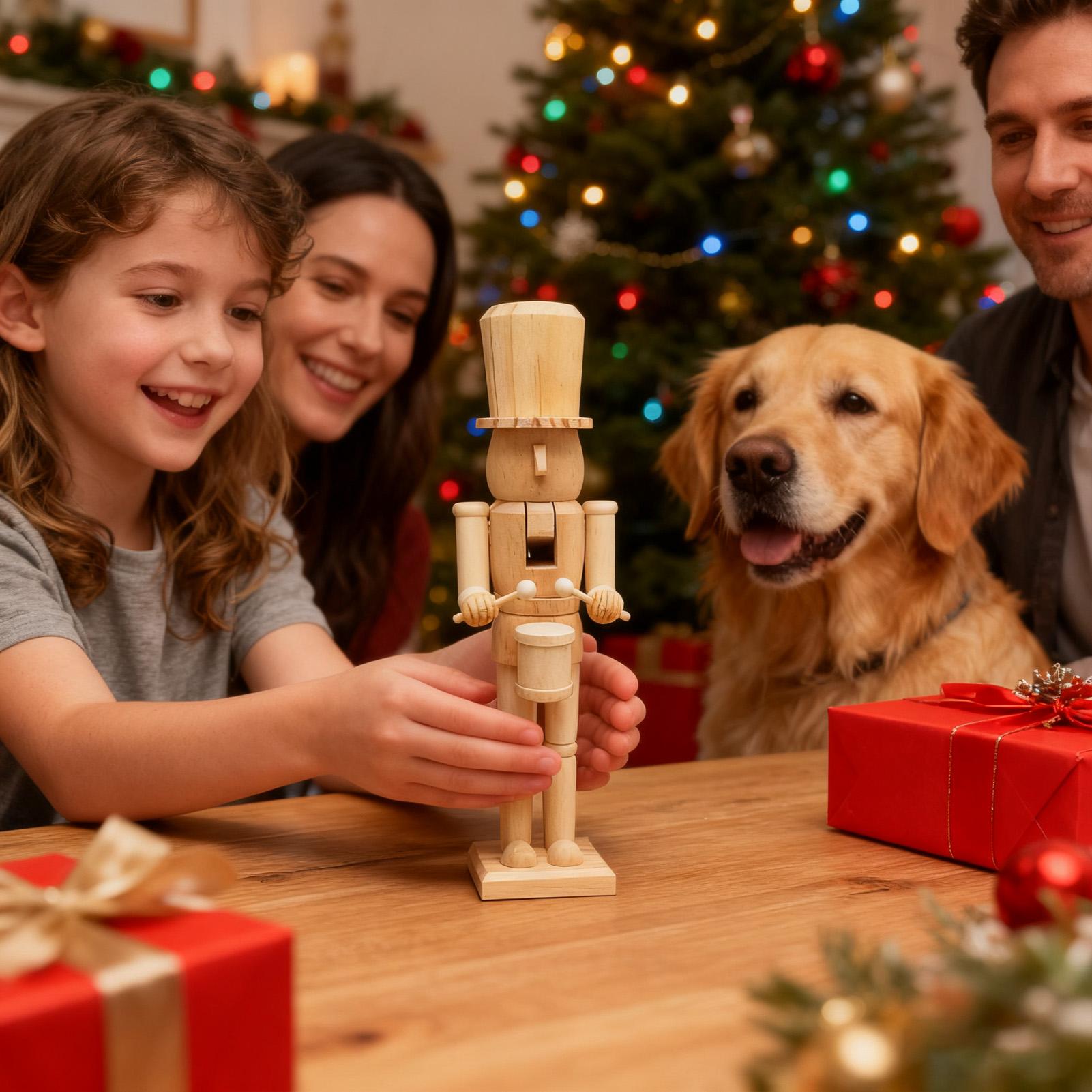 Nutcrackers Figures 38cm Woode - Nutcracker Figurine ulasan dan harga