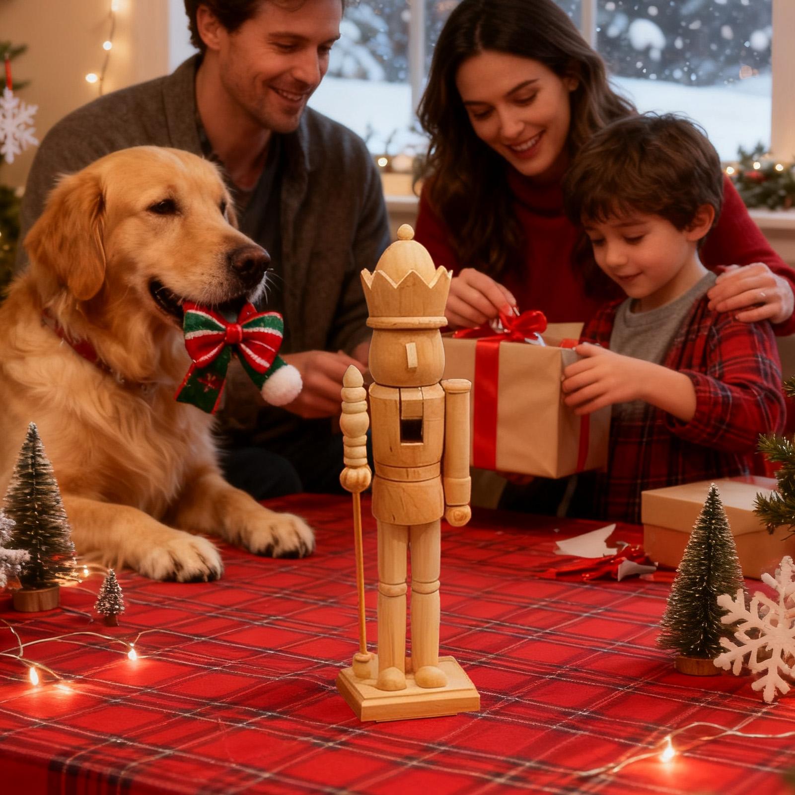 Nutcrackers Figures 38cm Woode - Nutcracker Figurine ulasan dan harga