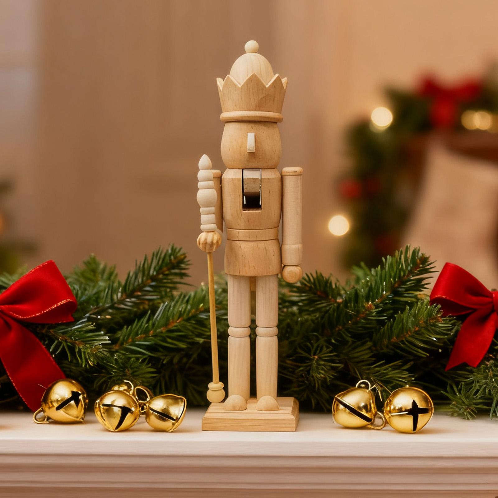 Nutcrackers Figures 38cm Woode - Nutcracker Figurine ulasan dan harga