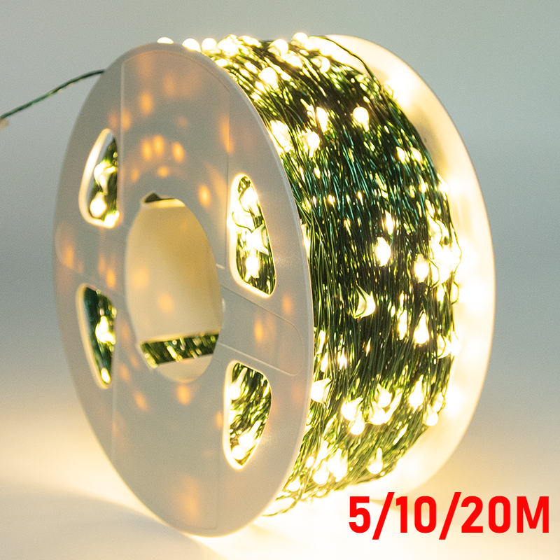 5M/10M/20M LED Copper Wire Str - Led Fairy String Lights ulasan dan harga