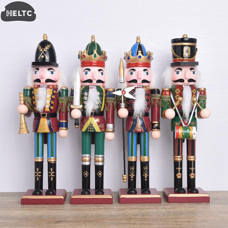 1Pcs 30CM Cartoon Walnut Soldi - Nutcracker Figurine ulasan dan harga
