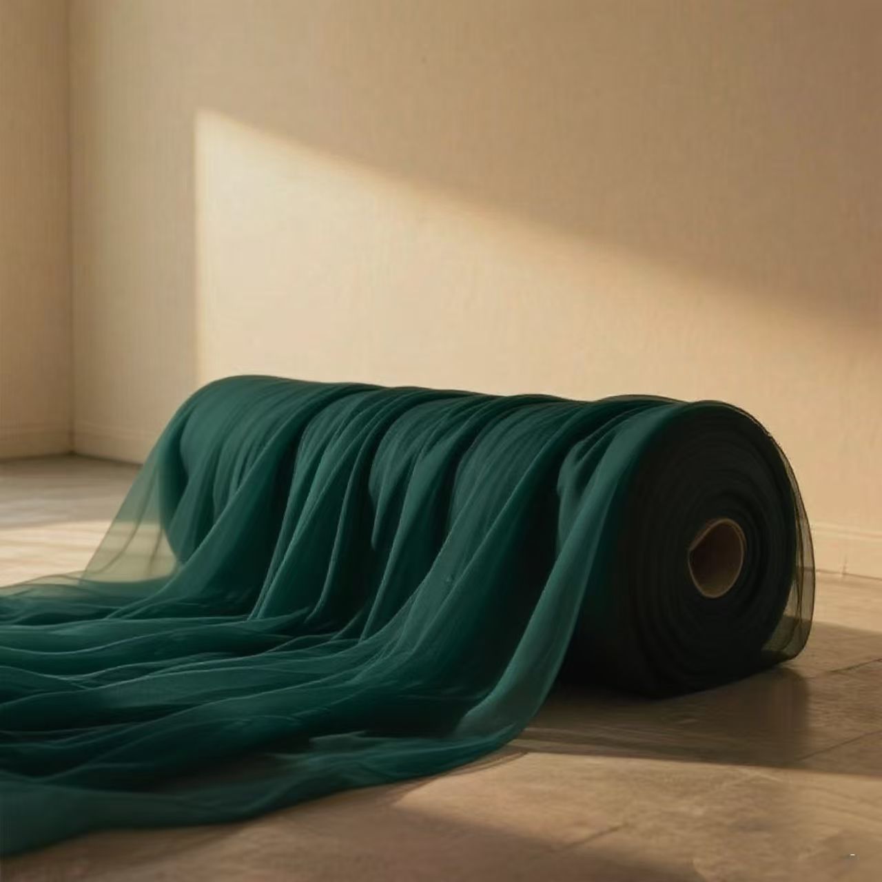 DIY Decor Dark Green Backdrop  - Christmas Table Runner ulasan dan harga