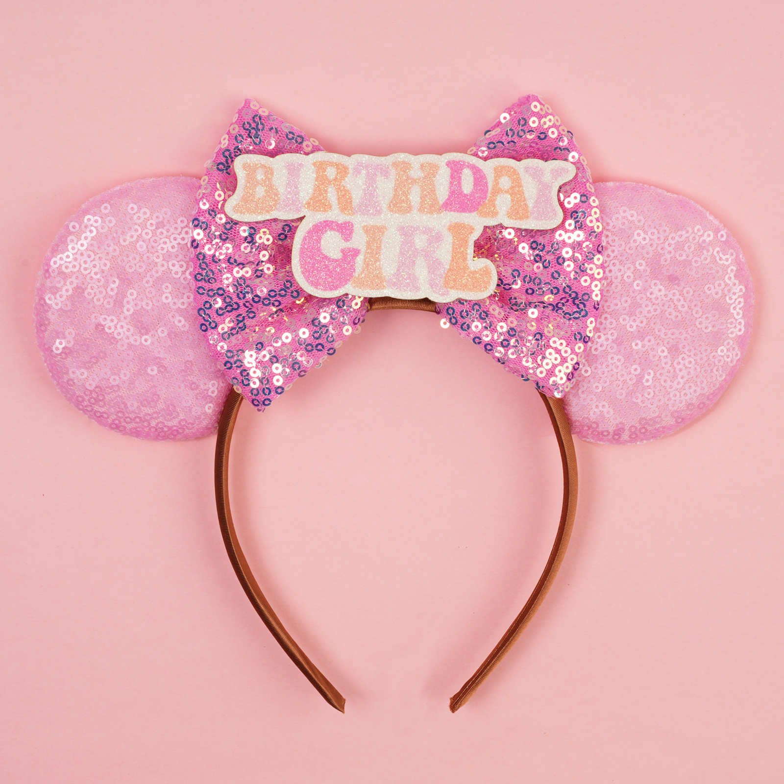 Sweet Mickey Mouse Ear Hairban - Ribbon Bow Gift ulasan dan harga