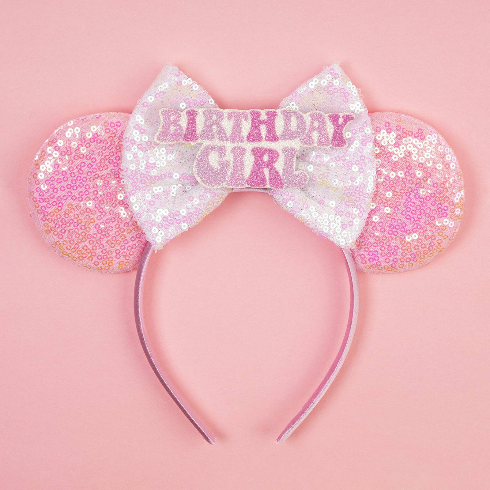 Sweet Mickey Mouse Ear Hairban - Ribbon Bow Gift ulasan dan harga