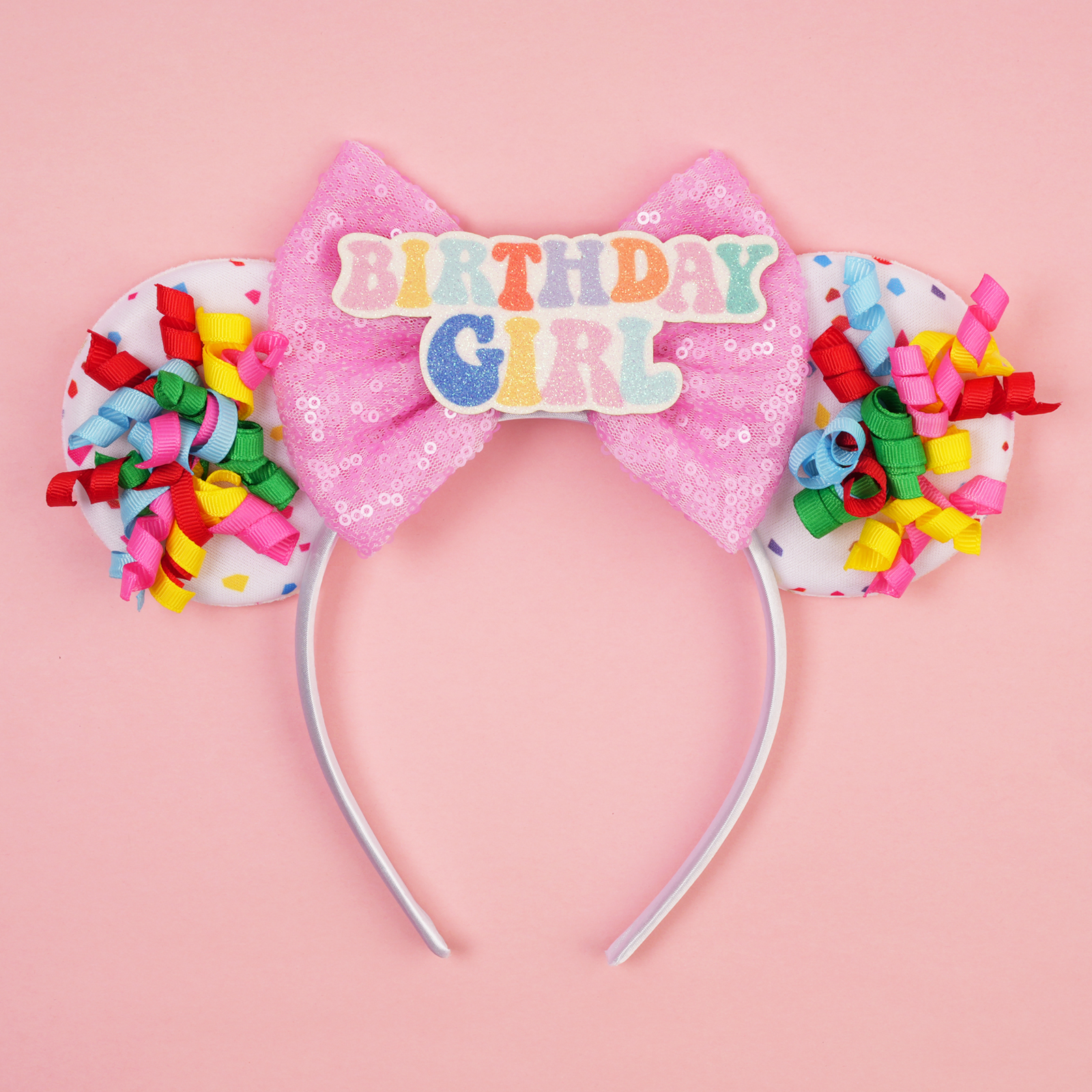 Sweet Mickey Mouse Ear Hairban - Ribbon Bow Gift ulasan dan harga